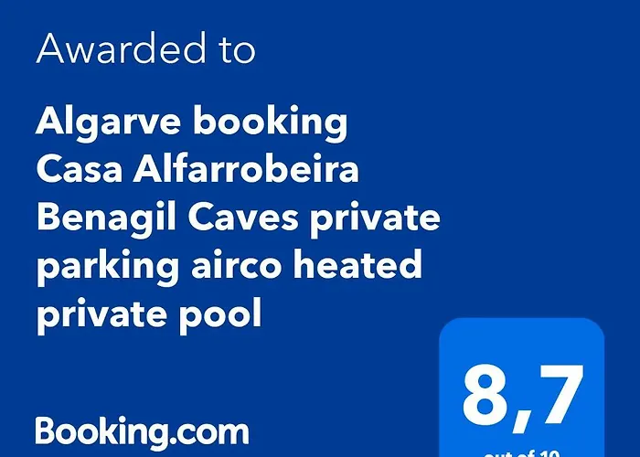 Algarve Casa Alfarrobeira Benagil Caves Private Parking Airco Heated Private Pool - Al *